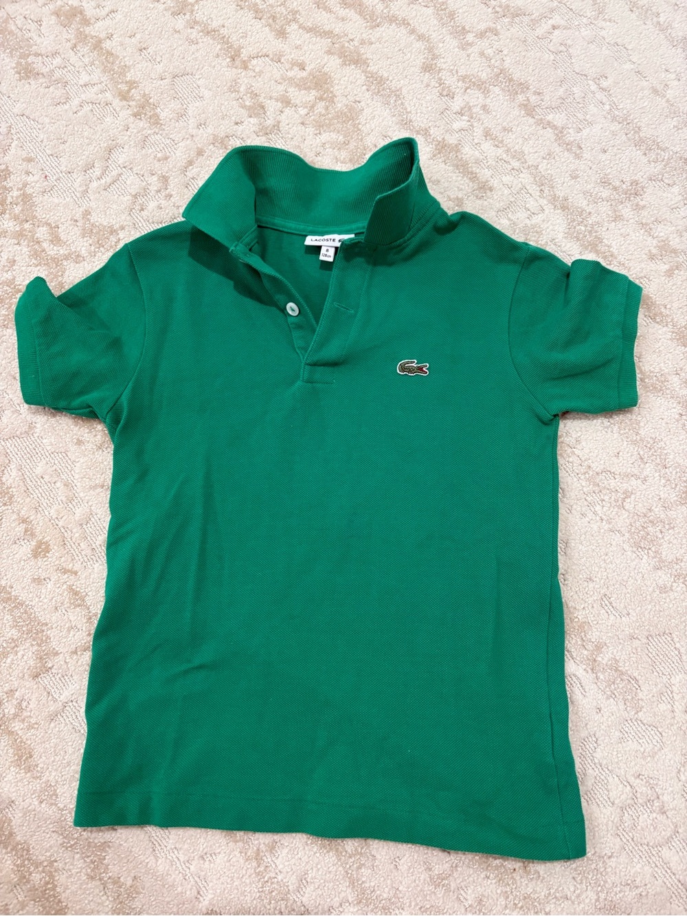 Lacoste Boys Emerald Green Short-Sleeve Polo